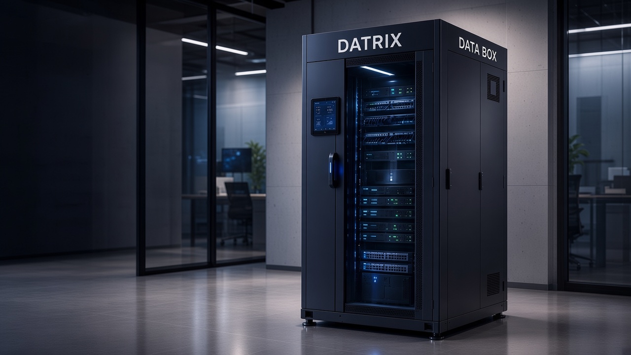 Data Box / IT Rack DATRIX — стойка с оборудованием, панель управления